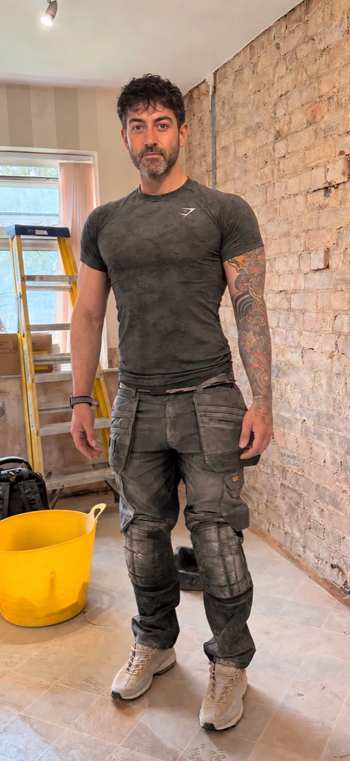 Jamie Grady on an electrical job